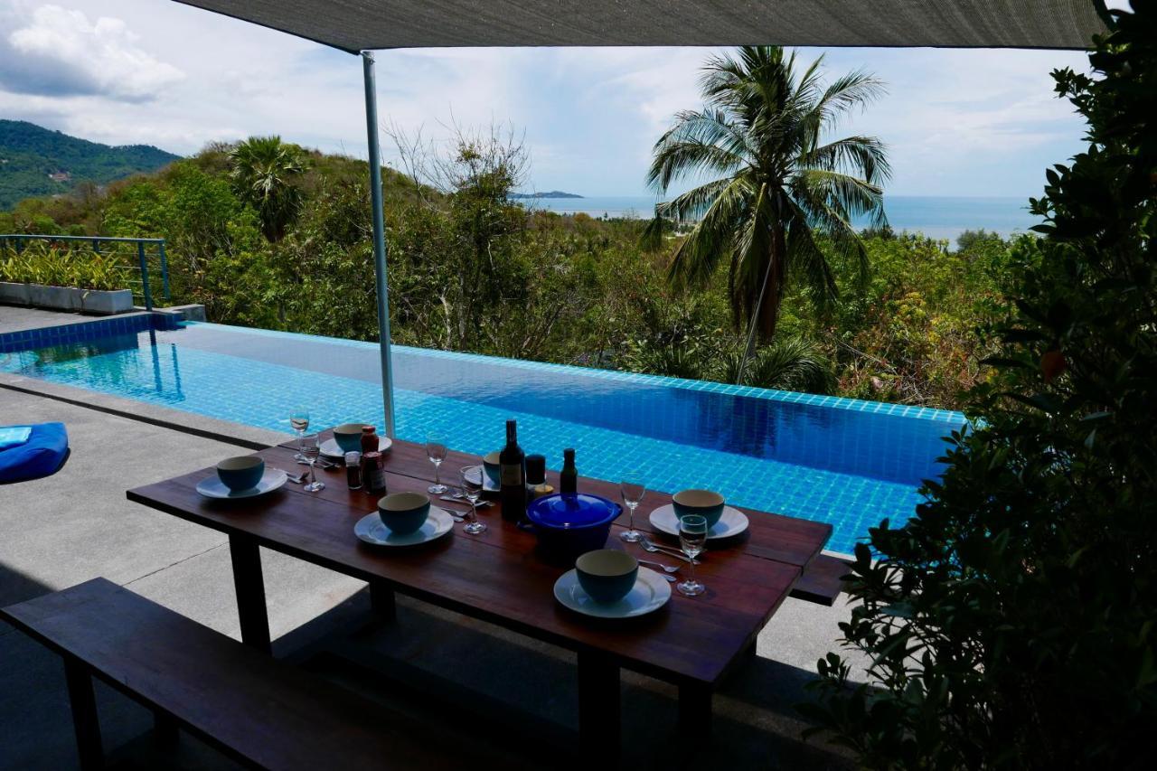 Ko Samui Seaview Pool Villa Philippa With Car شاطئ ليم سي المظهر الخارجي الصورة