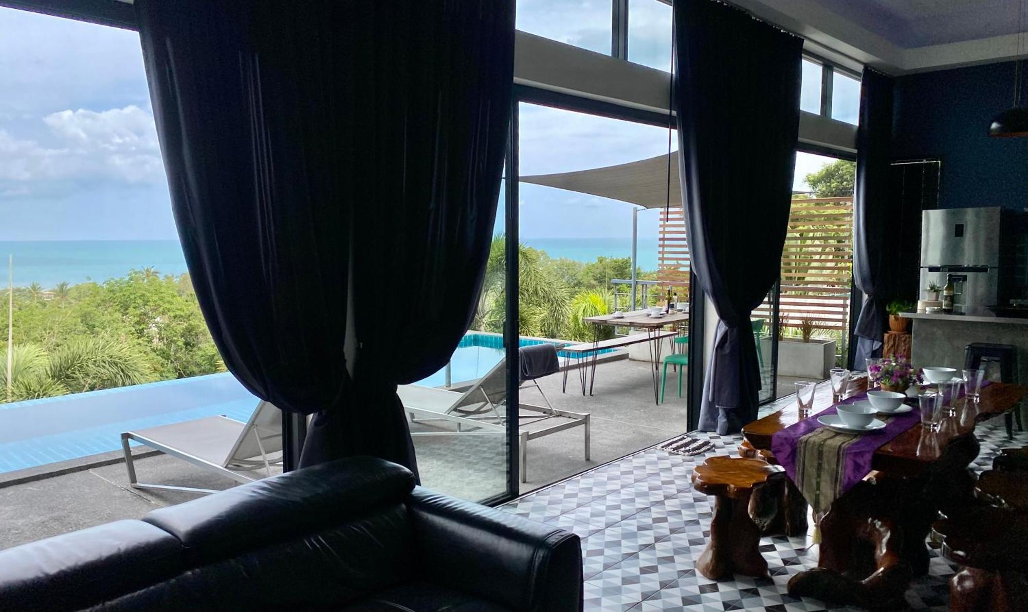 Ko Samui Seaview Pool Villa Philippa With Car شاطئ ليم سي المظهر الخارجي الصورة