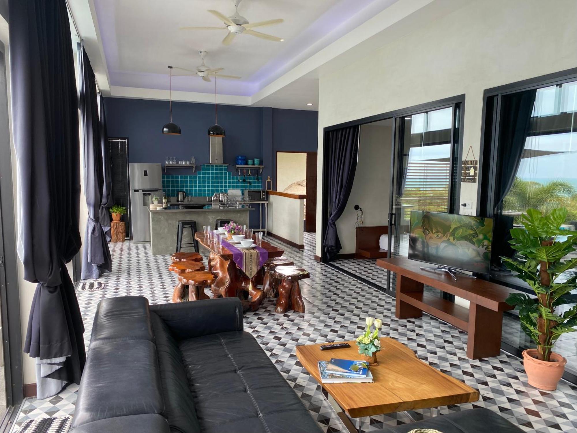 Ko Samui Seaview Pool Villa Philippa With Car شاطئ ليم سي المظهر الخارجي الصورة