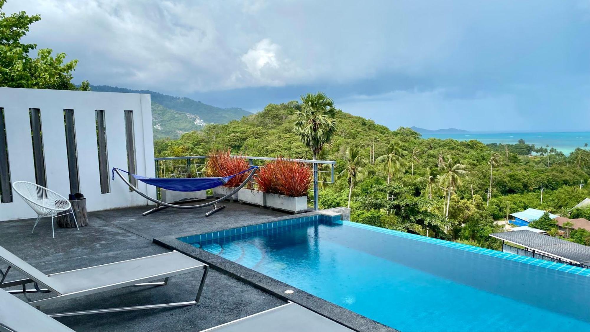 Ko Samui Seaview Pool Villa Philippa With Car شاطئ ليم سي المظهر الخارجي الصورة