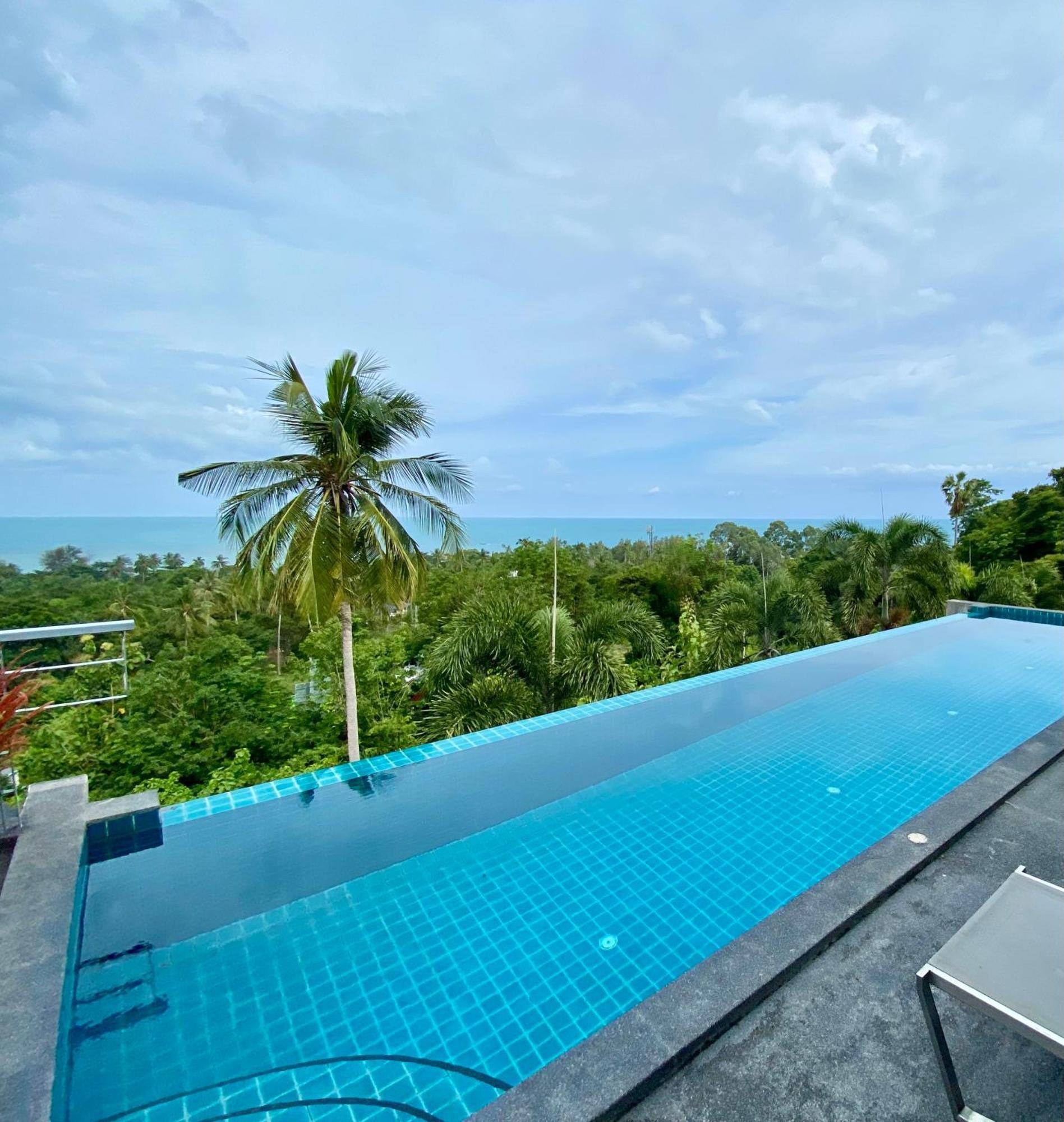 Ko Samui Seaview Pool Villa Philippa With Car شاطئ ليم سي المظهر الخارجي الصورة